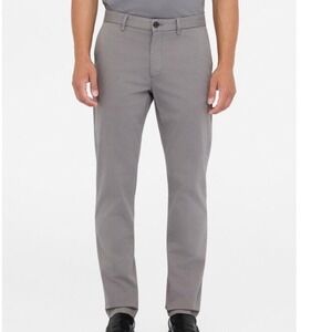 LIU JO Milano‎ Mens Grey Slim Fit Straight Leg Cotton Blend Chino Pants NWT - 34